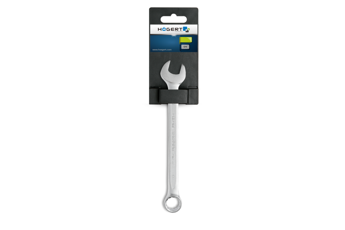 Hogert Combination spanner, CrV steel, 13 mm, DIN 3113