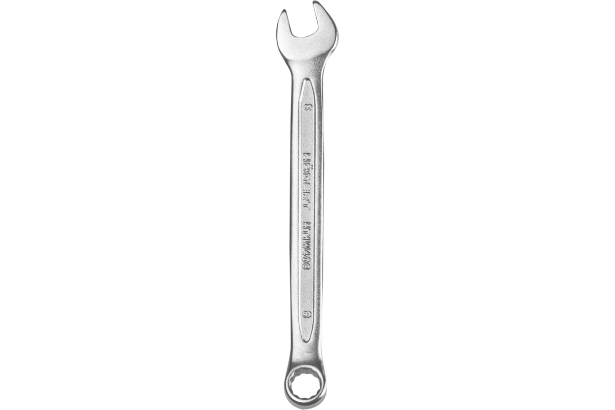 Hogert Combination spanner, CrV steel, 8 mm, DIN 3113