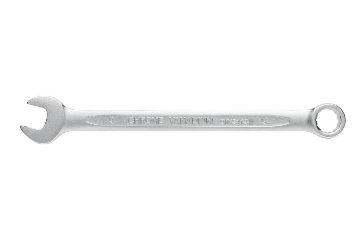 Hogert Combination spanner, CrV steel, 9 mm, DIN 3113