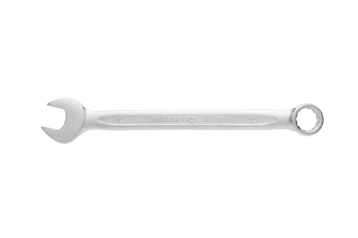 Hogert Combination spanner, CrV steel, 13 mm, DIN 3113