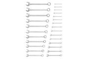 Hogert Combination spanners set, 26 pcs, 6-32 mm, CrV, DIN 3113