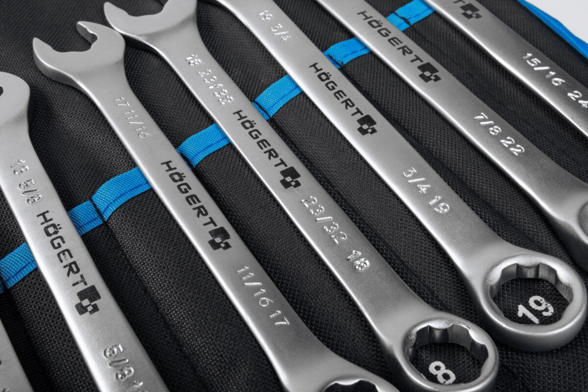 Hogert Flat ring wrenches 14 pcs.