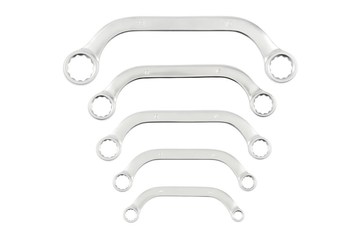 Hogert Half moon spanners 5pcs