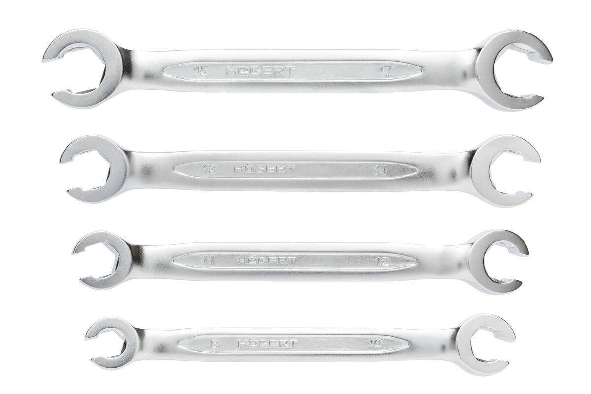 Hogert Double open-end spanner set, 4 pcs, 8-17 mm