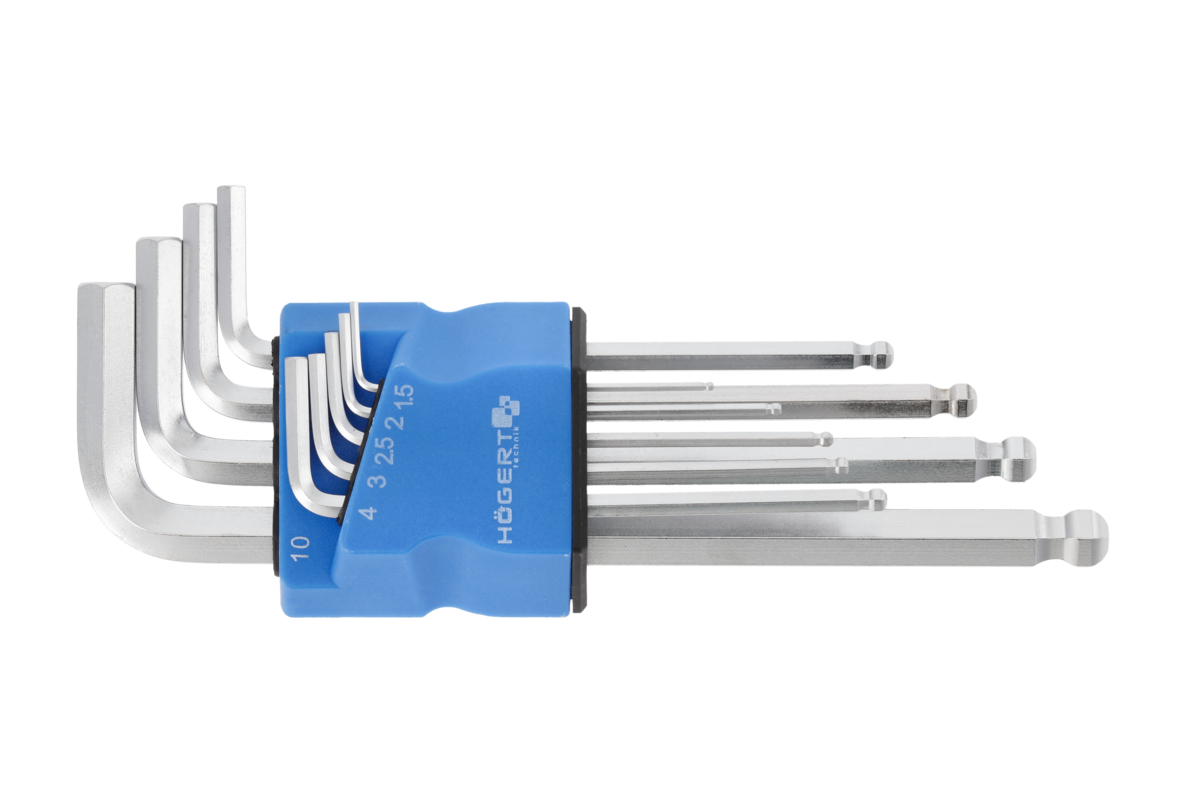 Hogert Ball-end hex wrenches, long