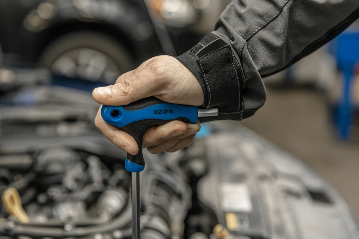 Hogert Hexagonal Wrenches type-T with ball, long 8