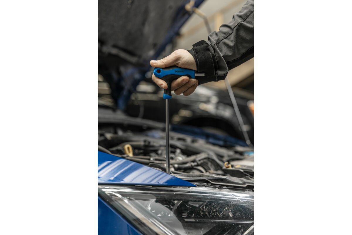 Hogert Hexagonal Wrenches type-T with ball, long 8