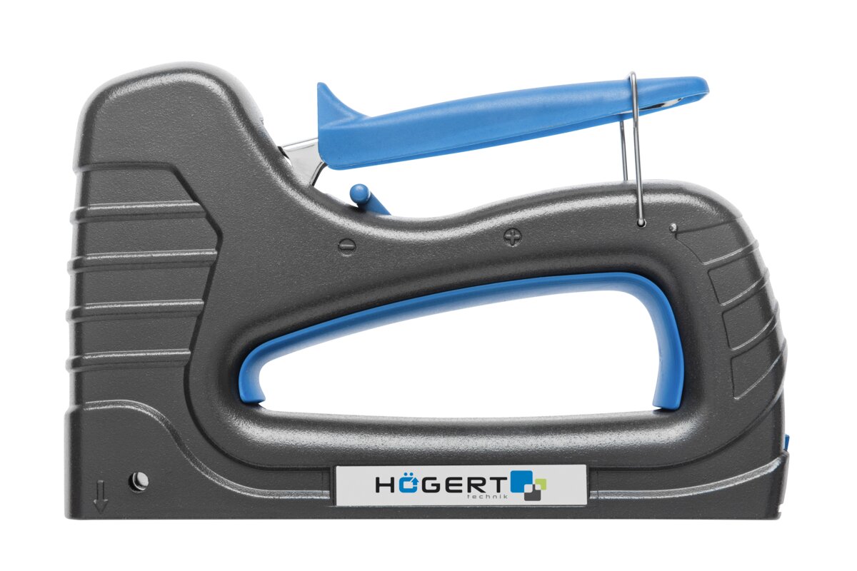 Staple gun type “J”, for 6-16 mm staples as well as 15 mm nad 16 mm nails