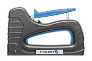 Staple gun type “J”, for 6-16 mm staples as well as 15 mm nad 16 mm nails