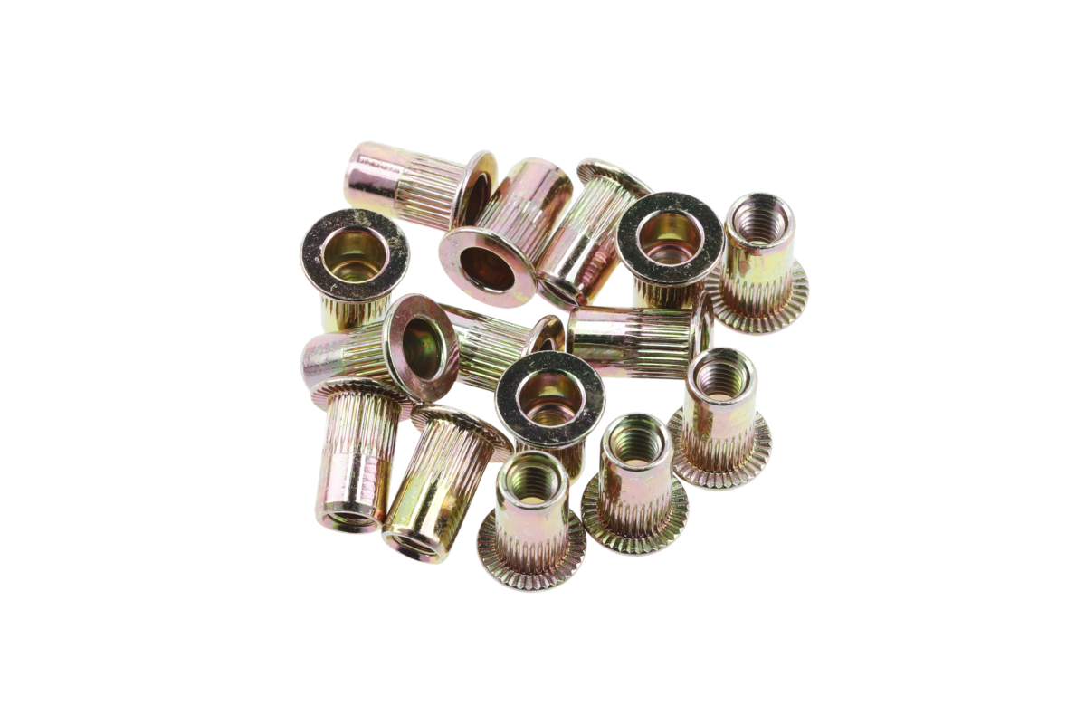 Hogert M8 blind rivet nuts, 20 pcs.