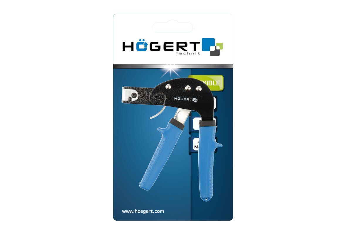 Riverting tool for wall plugs