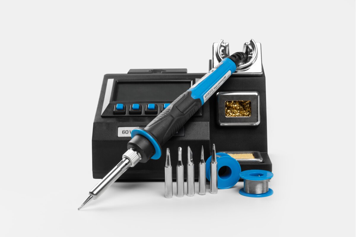Soldering Kit with Digital Soldering Station, 60W