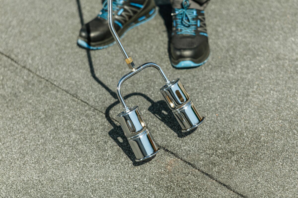 Two-nozzle roofing set, long