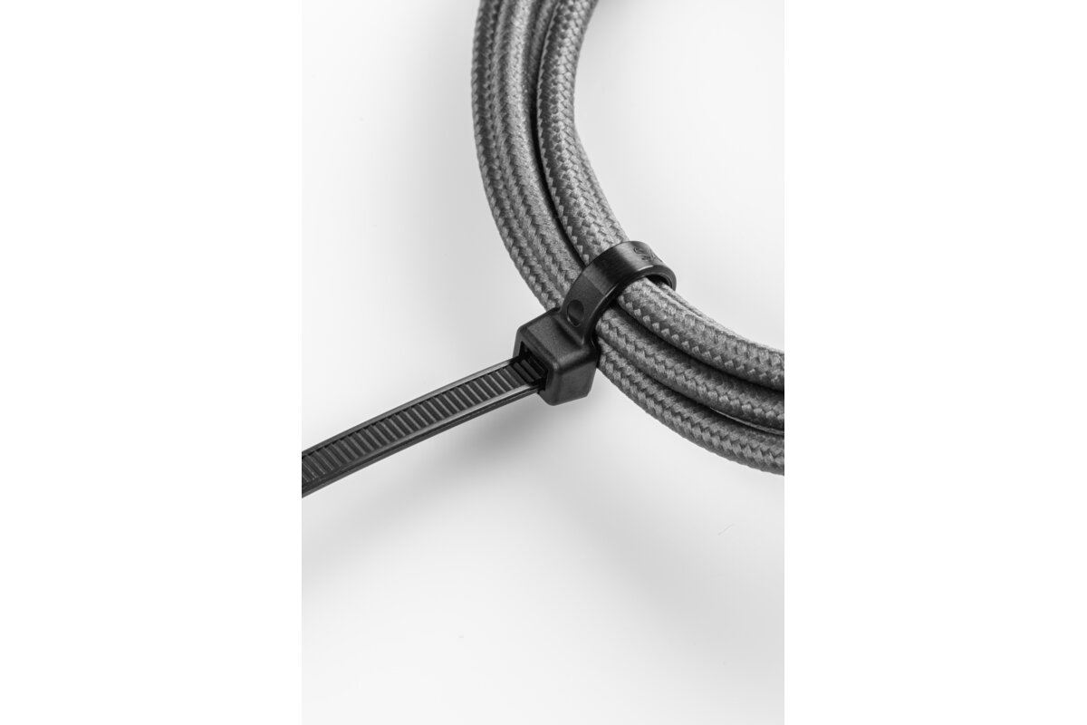 Hogert Nylon Cable Ties 3.6 x 300 mm, 25 pcs, Black