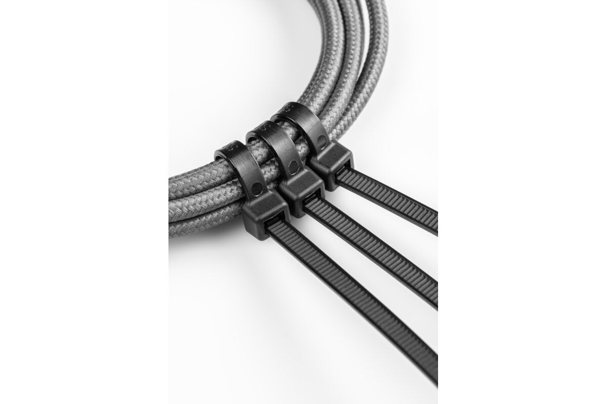 Hogert Nylon Cable Ties 4.8 x 300 mm, 100 pcs, Black
