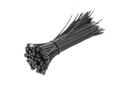 Hogert Nylon Cable Ties 2.5 x 140 mm, 100 pcs, Black