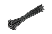 Hogert Nylon Cable Ties 2.5 x 200 mm, 100 pcs, Black