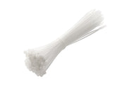Hogert Nylon Cable Ties 2.5 x 200 mm, 100 pcs, White