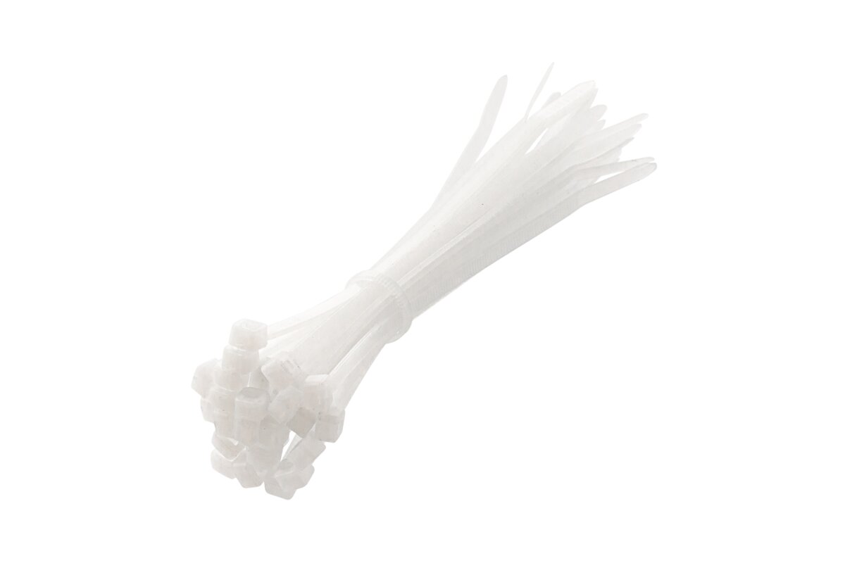 Hogert Nylon Cable Ties 3.6 x 140 mm, 25 pcs, White