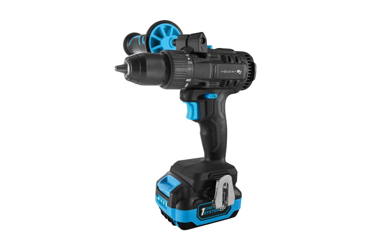 Hogert Brushless drill screwdriver set 80Nm 18V + 2Ah battery