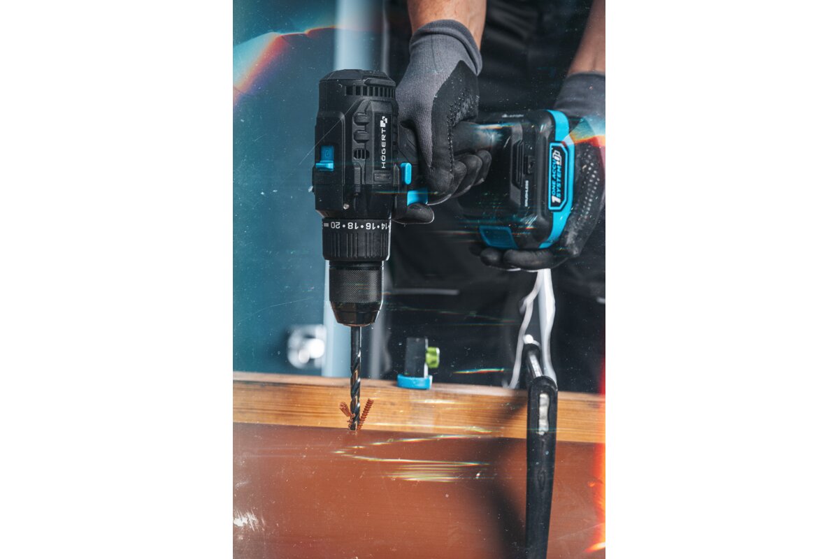 Hogert Brushless Cordless Drill Driver 18V