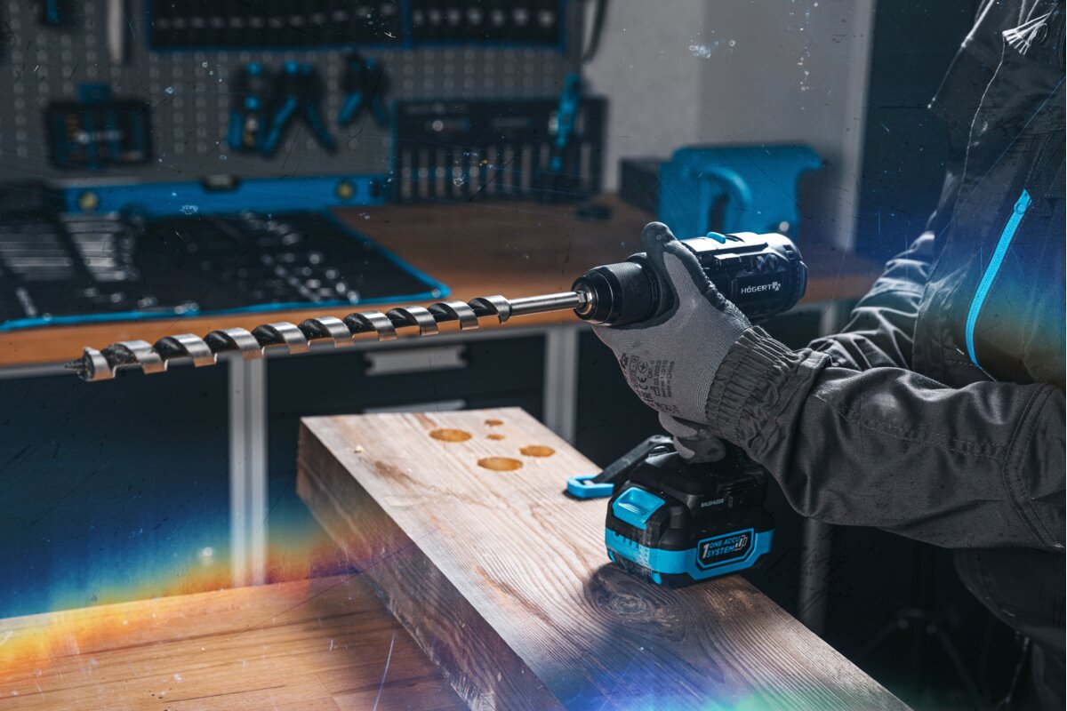 Hogert Brushless Cordless Impact Drill Driver 18V