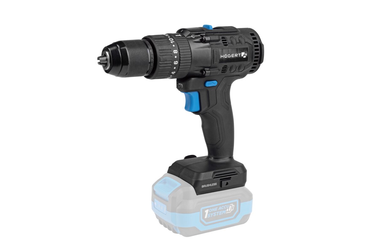 Hogert Brushless Cordless Impact Drill Driver 18V
