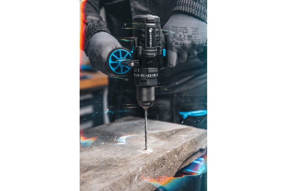 Hogert Brushless Cordless Impact Drill Driver 18V