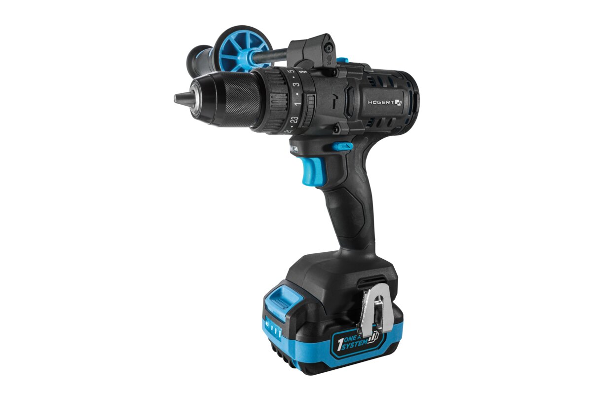 Hogert Brushless Drill Impact Driver 100Nm 18V + 2Ah Battery