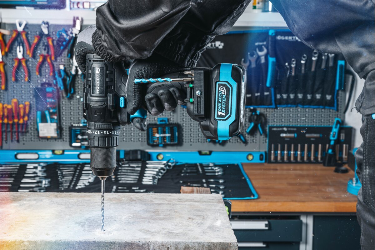 Hogert Brushless Cordless Impact Drill Driver 18V