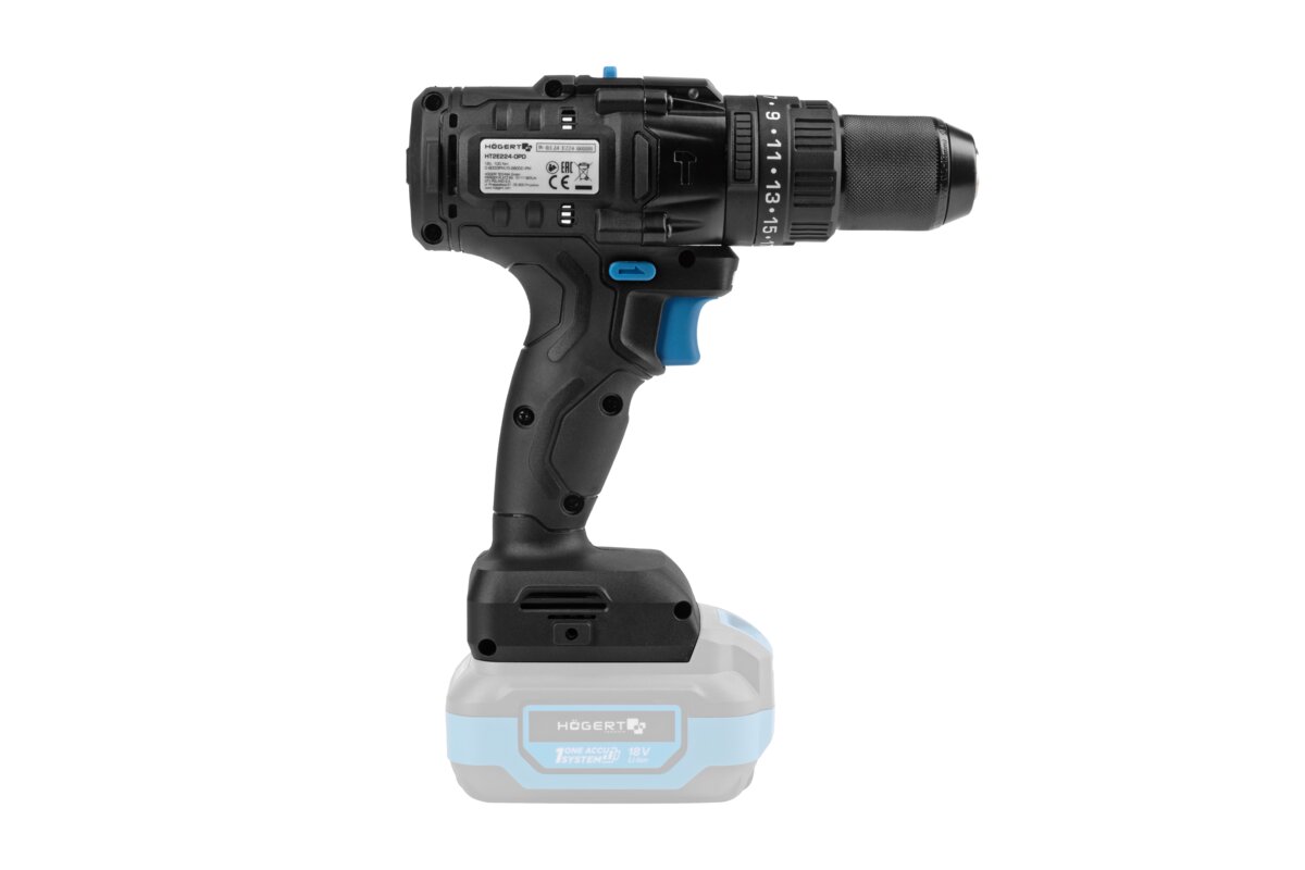 Hogert Brushless Cordless Impact Drill Driver 18V