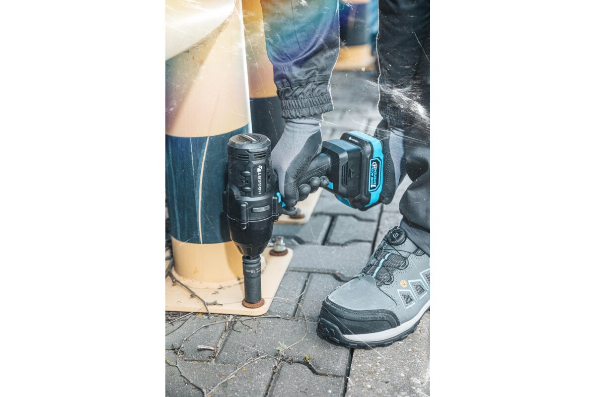 Hogert CORDLESS BRUSHLESS IMPACT WRENCH 1000 Nm 18V