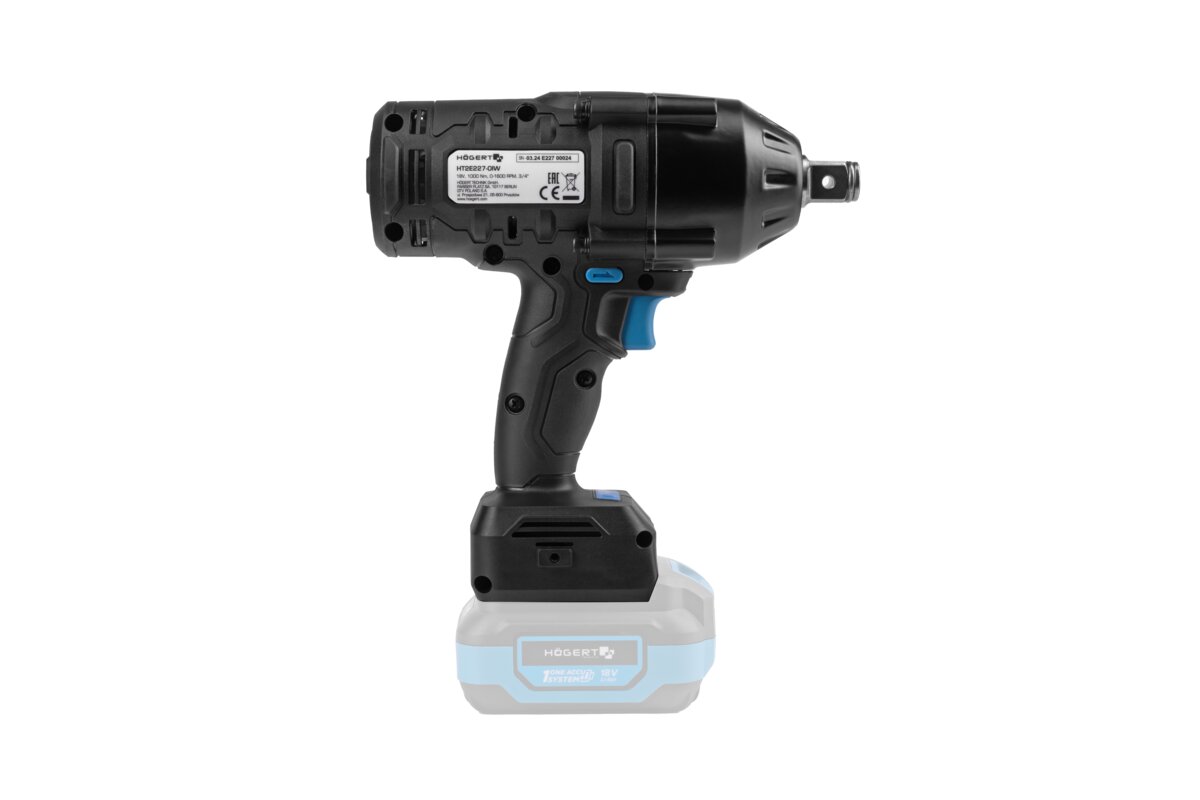Hogert CORDLESS BRUSHLESS IMPACT WRENCH 1000 Nm 18V