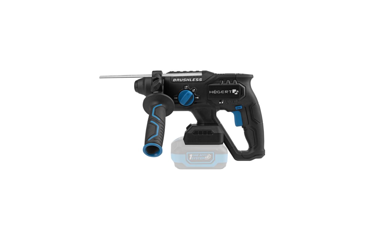Hogert BRUSHLESS HAMMER DRILL WITH CHISELING FUNCTION 18V