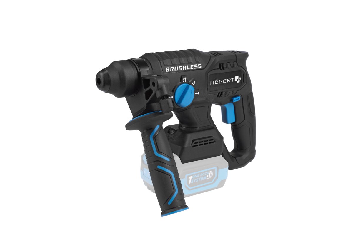 Hogert BRUSHLESS HAMMER DRILL WITH CHISELING FUNCTION 18V