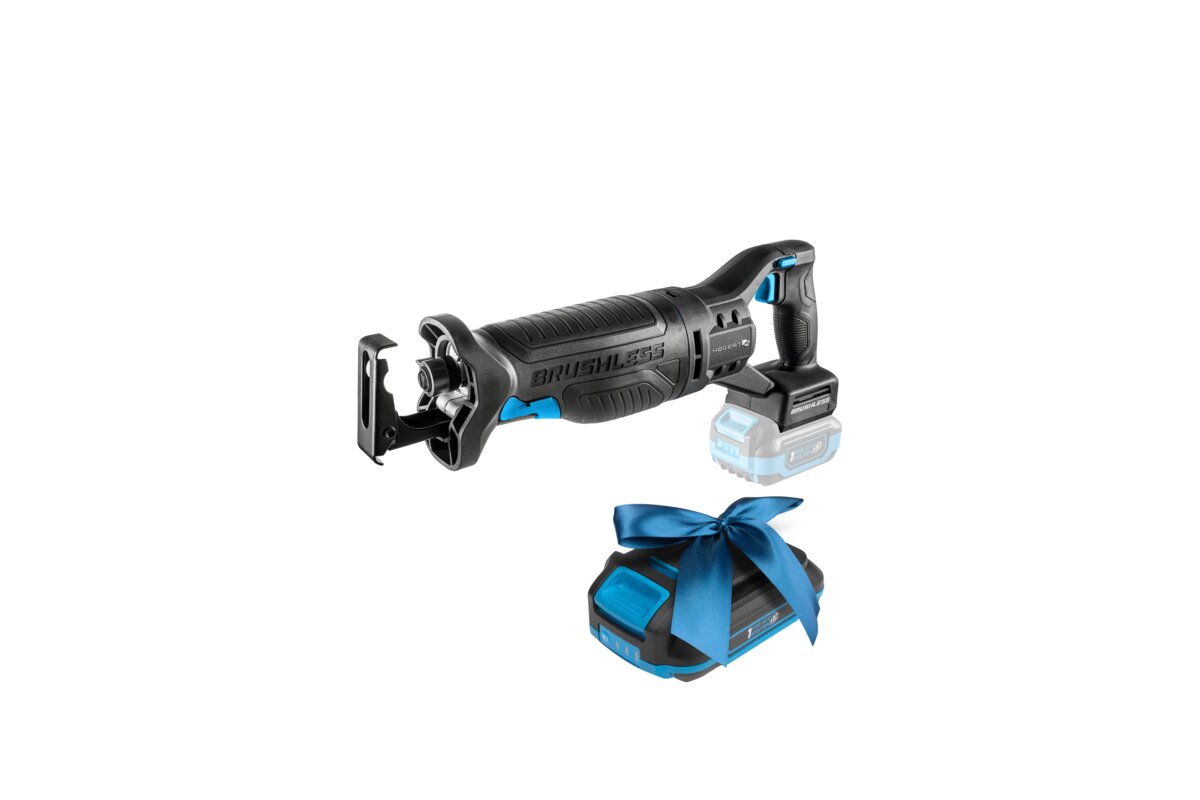 Hogert 18V brushless reciprocating saw + 2Ah battery
