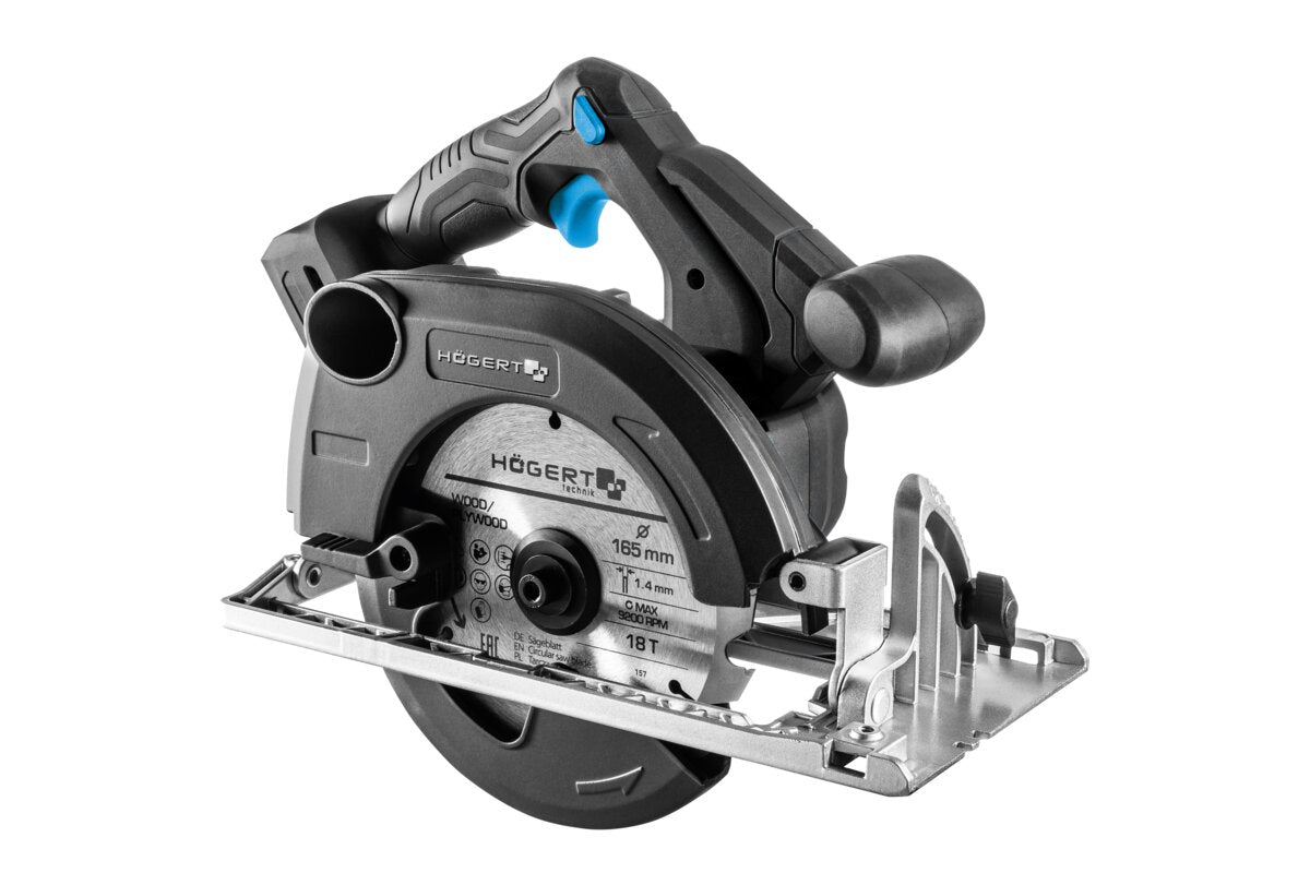 Hogert 165mm 18V Brushless Circular Saw + 2Ah Battery