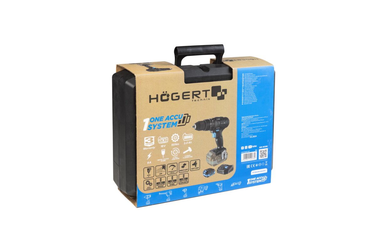 Hogert CORDLESS IMPACT DRILL 18V