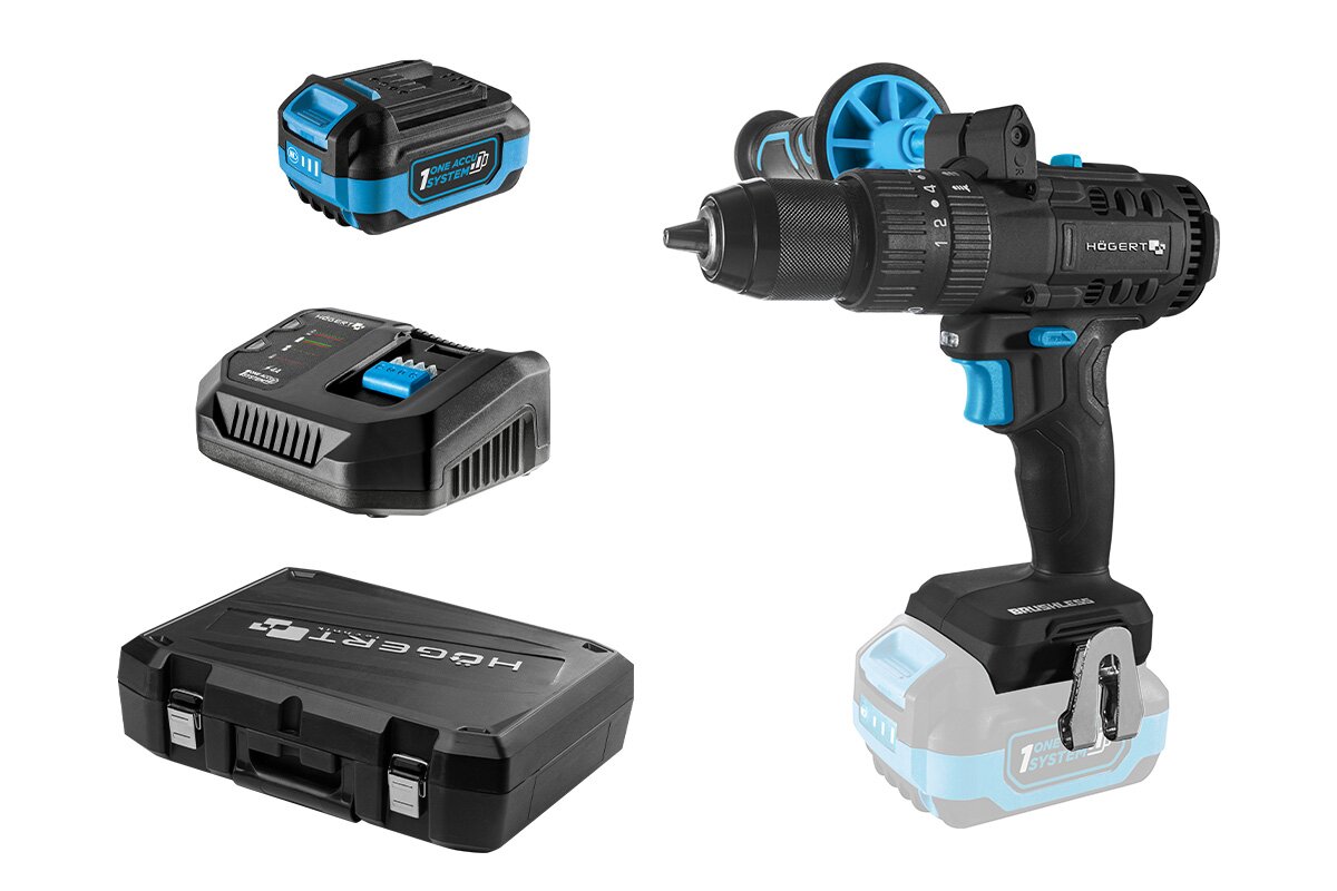 Brushless Cordless Impact Drill Driver 18V