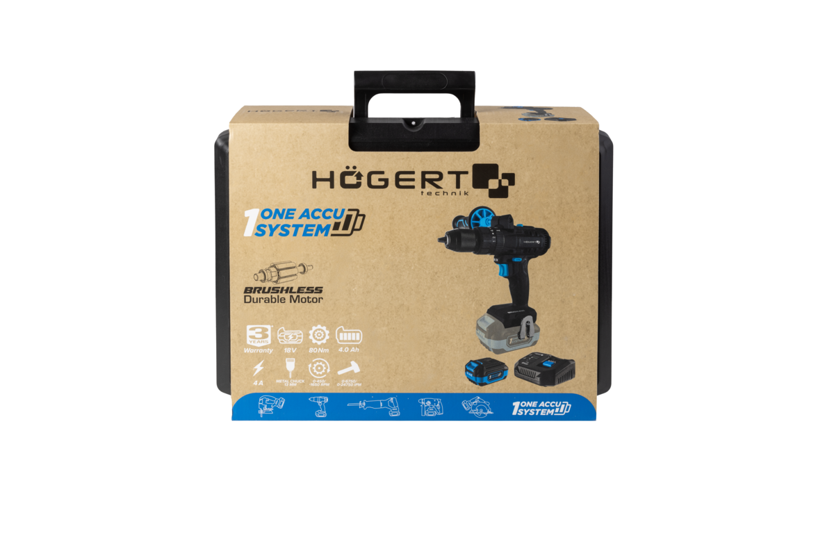 Brushless Cordless Impact Drill Driver 18V