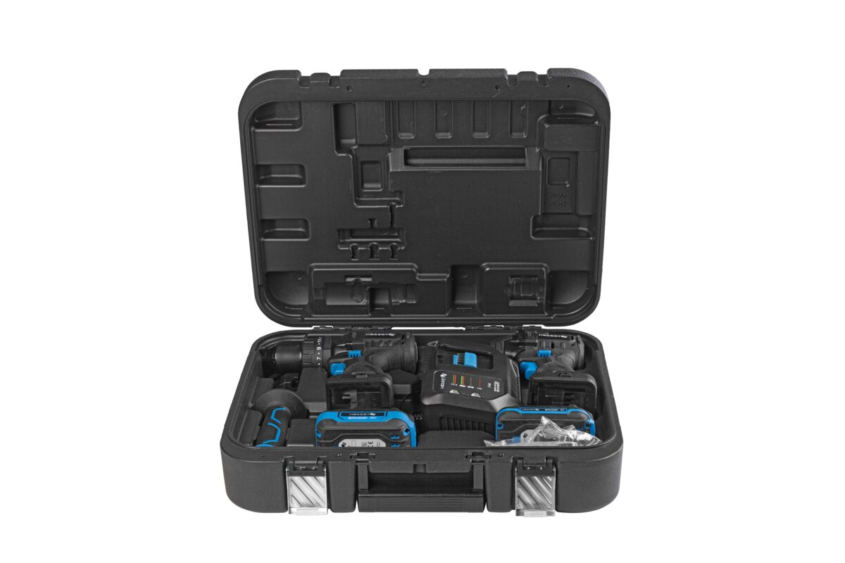 Hogert Cordless Brushless Screwdriver Drill Impact Driver Kit
