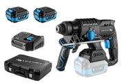 Set of brushless hammer drill with chiseling function 18V + 2Ah battery
