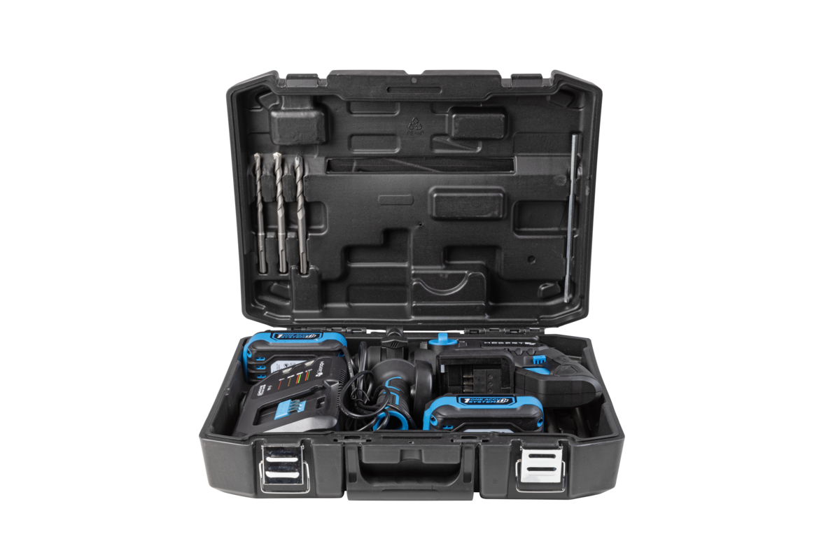 Hogert BRUSHLESS HAMMER DRILL WITH CHISELING FUNCTION 18V