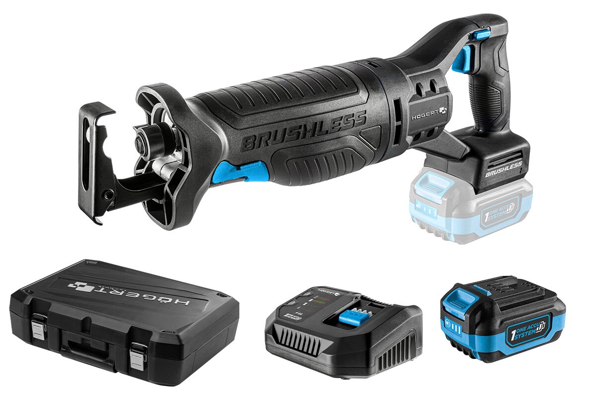 Hogert CORDLESS BRUSHLESS RECIPROCATING SAW 18V