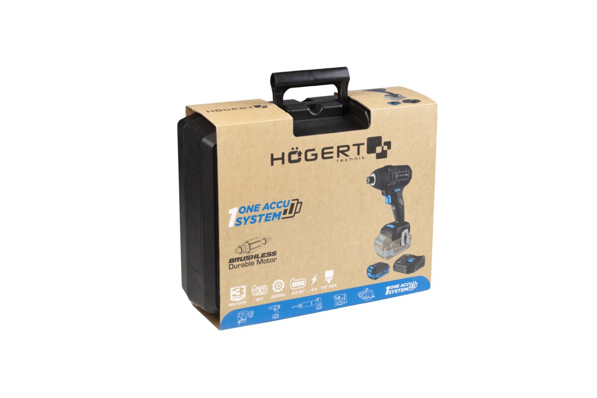 Hogert 18V BRUSHLESS IMPACT WRENCH