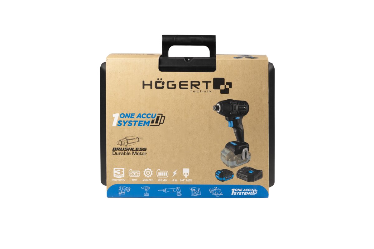 Hogert 18V BRUSHLESS IMPACT WRENCH