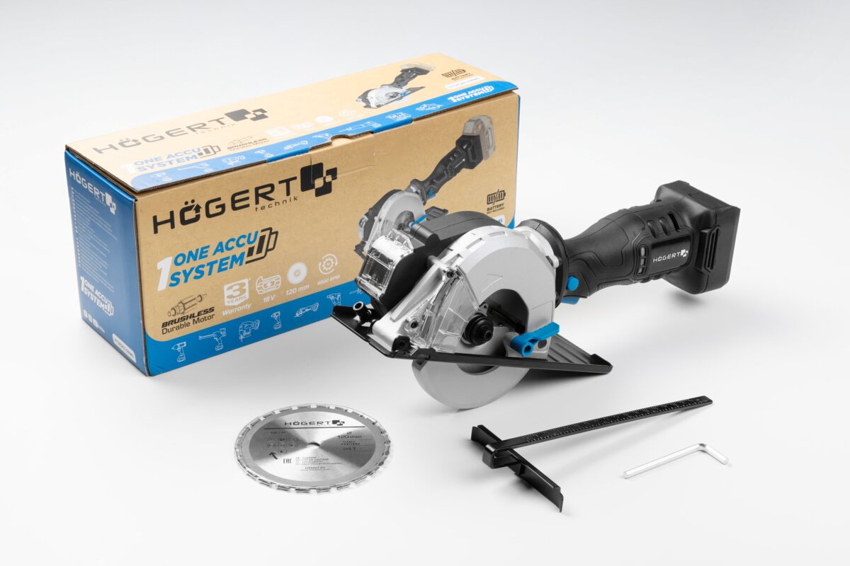 Hogert Brushless Mini Metal Saw 120mm 18V