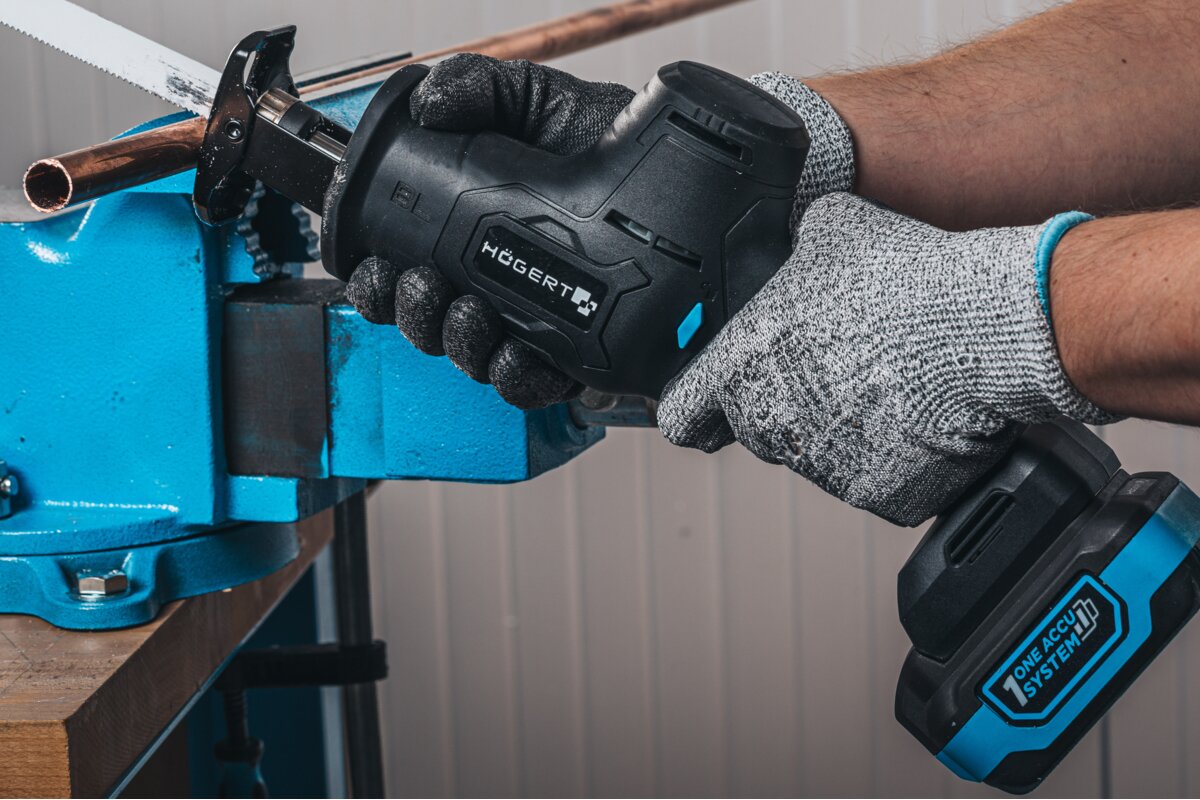 Hogert Brushless Mini Reciprocating Saw 18V