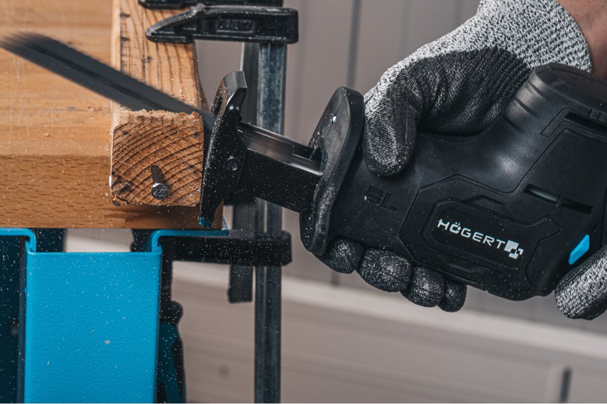Hogert Brushless Mini Reciprocating Saw 18V
