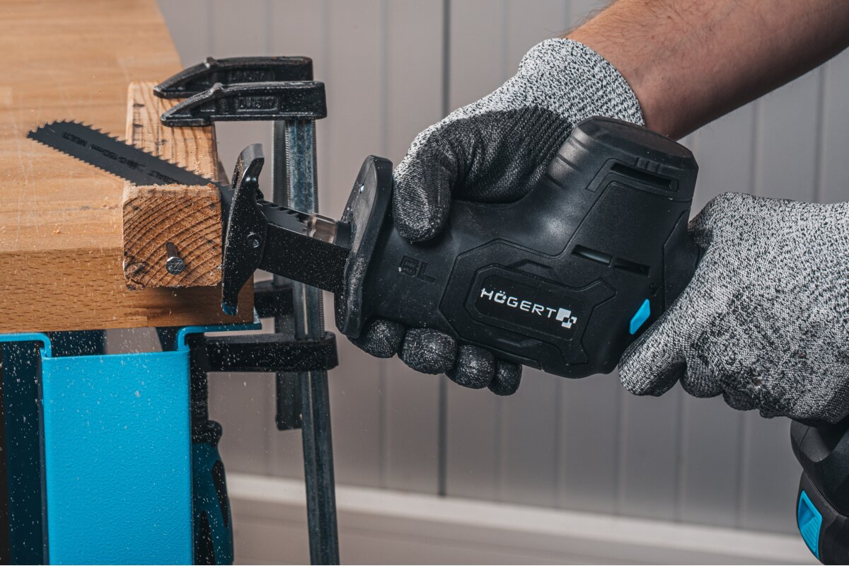 Hogert Brushless Mini Reciprocating Saw 18V